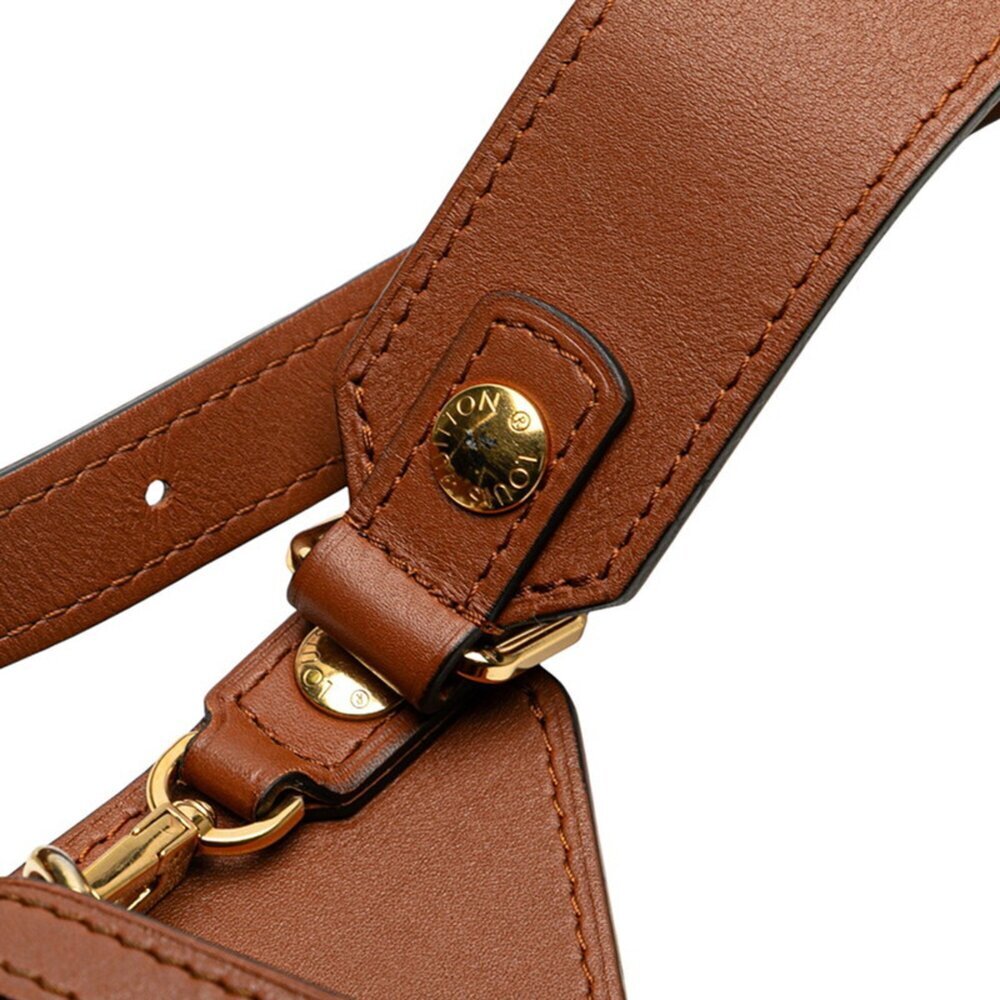 LOUIS VUITTON Authentic Brown Monogram Leather Dauphine Hobo Bag - Picture 5 of 10